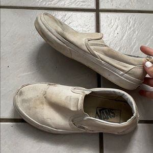 Very dirt and pretty worn vans.